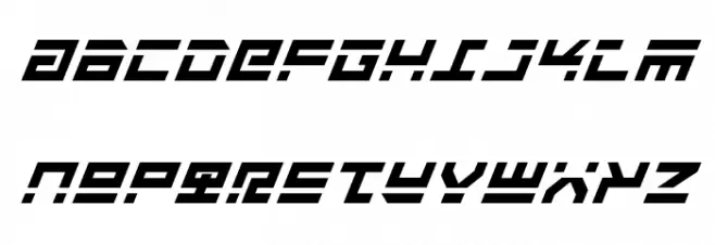Rocket Type Bold Italic Fuentes MAYÚSCULAS