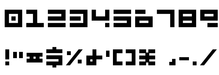 Rocket Type Bold Font OTHER CHARS
