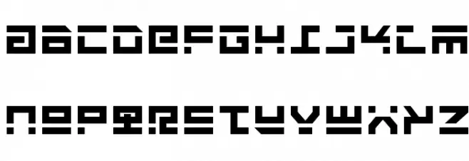 Rocket Type Bold 字体 大写