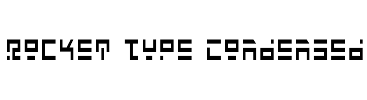 Rocket Type Condensed  baixar fontes gratis