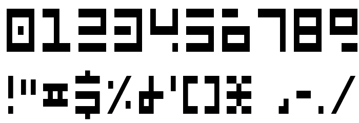 Rocket Type Condensed Font OTHER CHARS