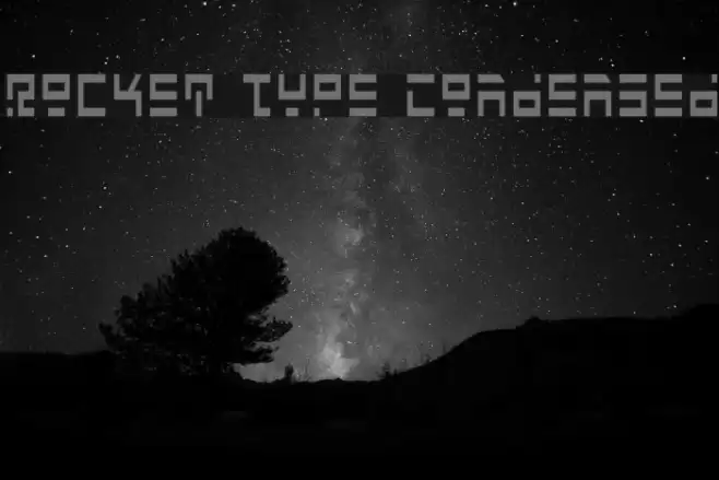 Rocket Type Condensed Fuentes examples