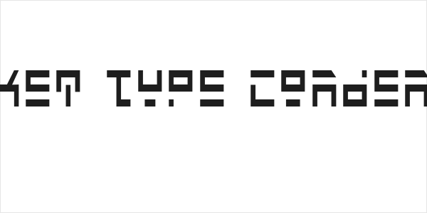 Rocket Type Condensed Logo