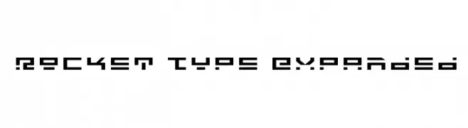 Rocket Type Expanded  Frei Schriftart Herunterladen