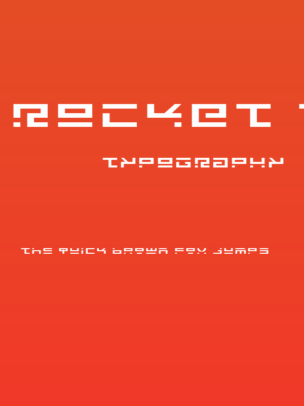 Rocket Type Expanded Poster