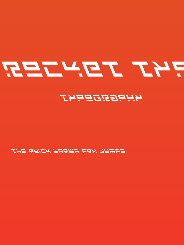 Rocket Type Leftalic Poster
