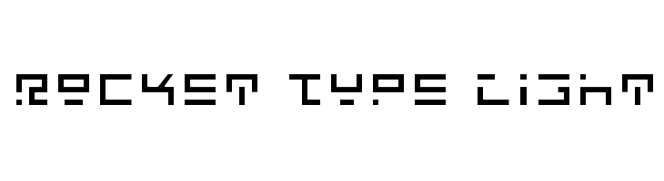 Rocket Type Light  Free Fonts Download