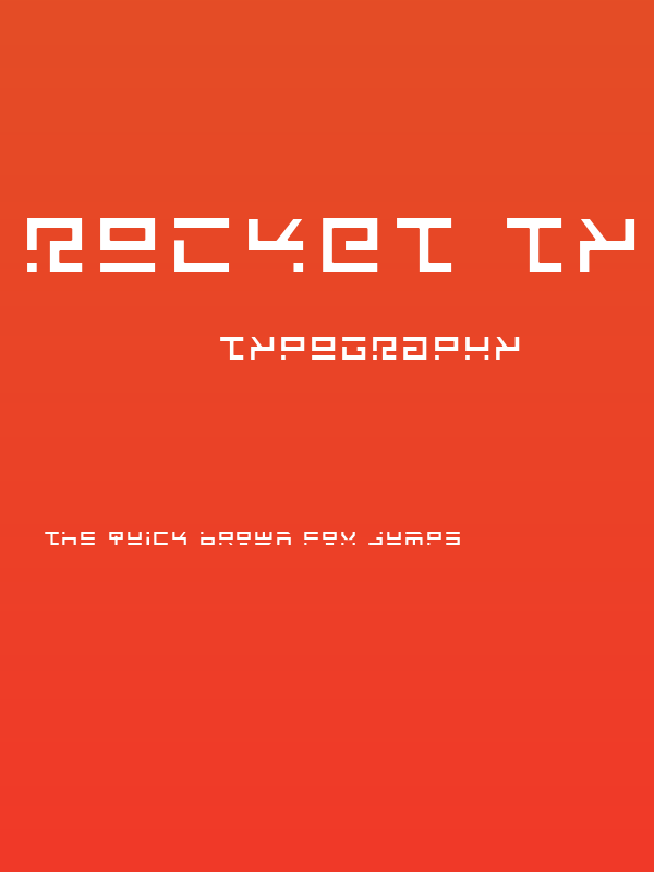 Rocket Type Light Poster