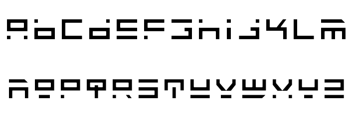 Rocket Type Light Font LOWERCASE