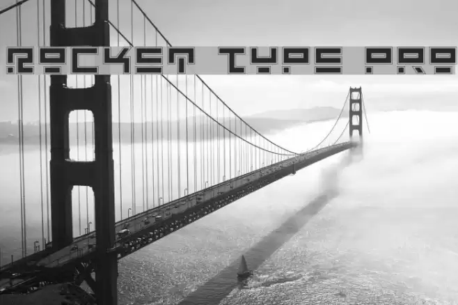 Rocket Type Pro Font examples