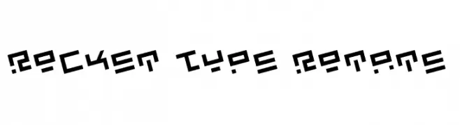 Rocket Type Rotate  Fuentes Gratis Descargar
