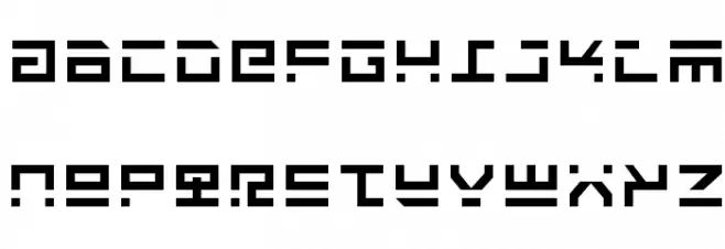 Rocket Type 字体 大写