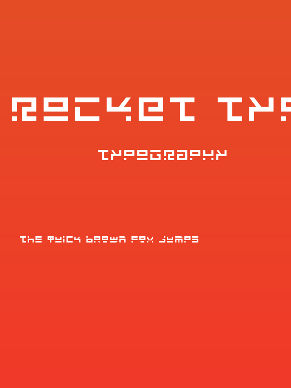 Rocket Type Poster