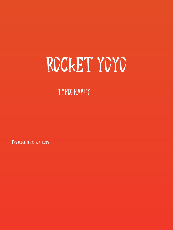 Rocket YoYo Poster