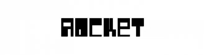 Rocket  フリーフォントのダウンロード