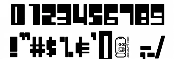 Rocket Font OTHER CHARS