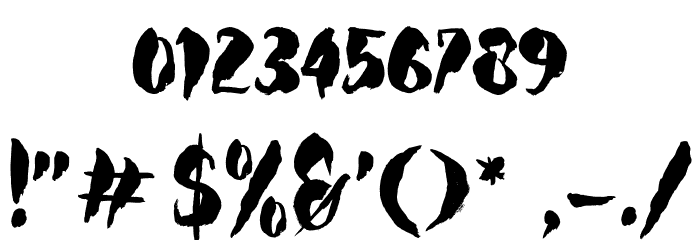 Rocket Font OTHER CHARS