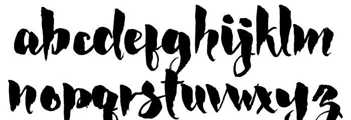 Rocket Font LOWERCASE