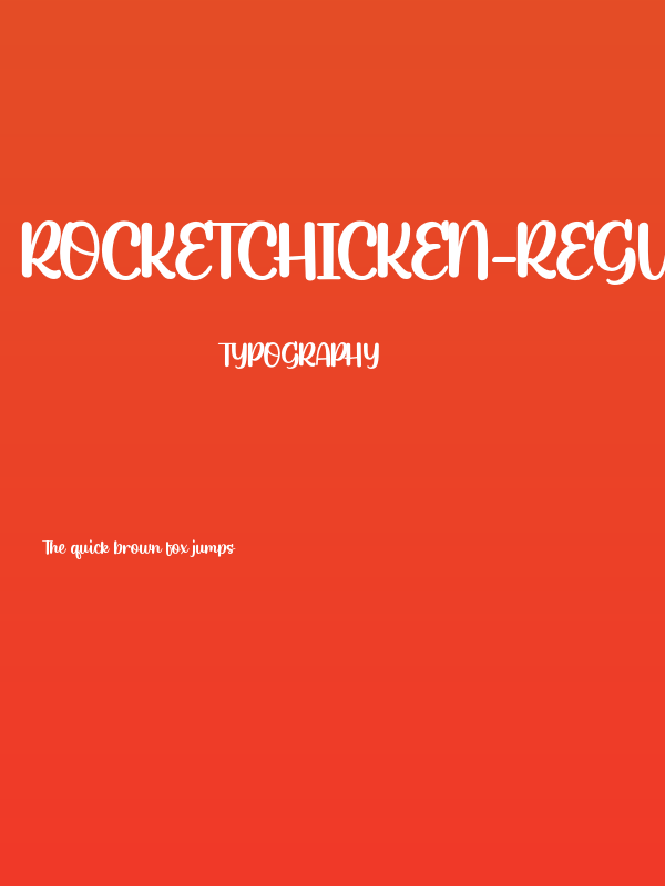 RocketChicken-Regular Poster