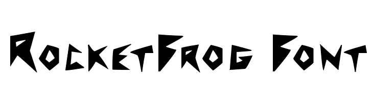 RocketFrog Font  لخطوط تنزيل