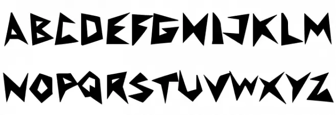 RocketFrog Font फ़ॉन्ट अपरकेस