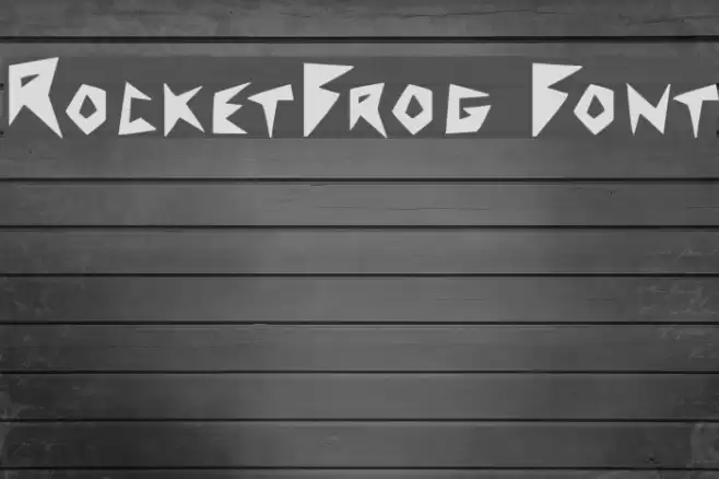RocketFrog Font Font examples
