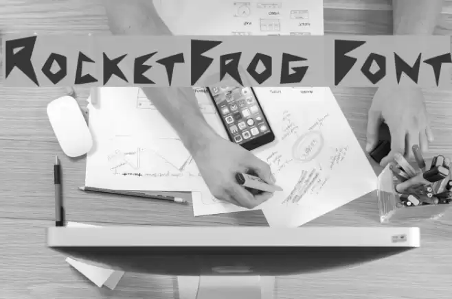 RocketFrog Font Font examples