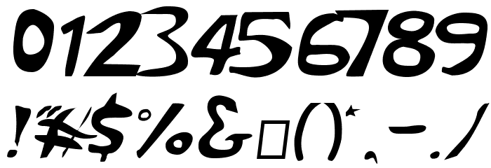 RocketFuel Italic Font OTHER CHARS
