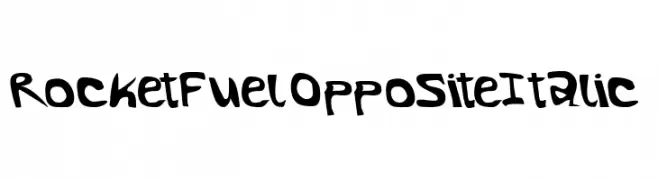 RocketFuel OppositeItalic  免费字体下载