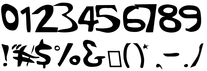 RocketFuel OppositeItalic Font OTHER CHARS