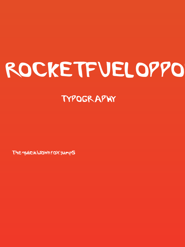 RocketFuel OppositeItalic Poster
