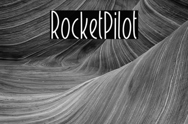 RocketPilot Font examples