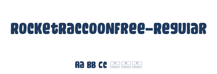 RocketRaccoonFree-Regular Font Preview