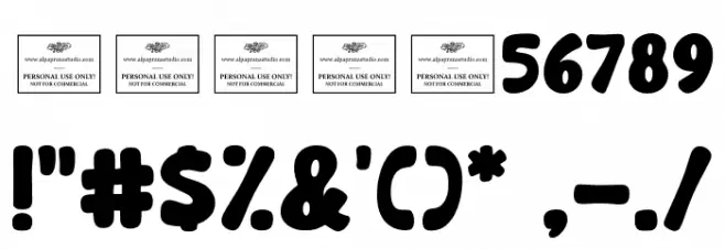 RocketRaccoonFree-Regular Caratteri ALTRI CARATTERI