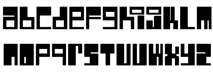 Rocket Font LOWERCASE