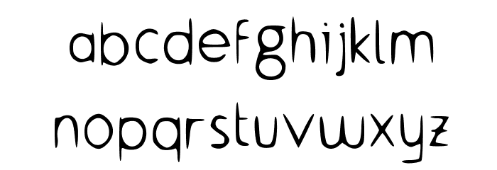 Rocketeer Gothic Medium Font LOWERCASE