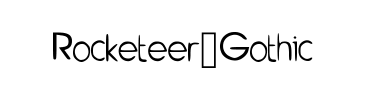 Rocketeer_Gothic  Free Fonts Download