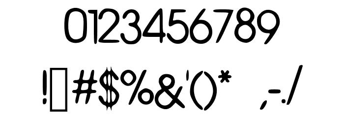 Rocketeer_Gothic Font OTHER CHARS