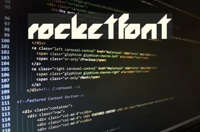 Rocketfont Example 1