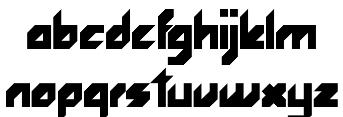 Rocketfont Font LOWERCASE