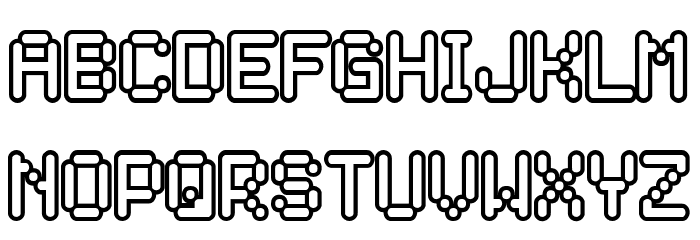 Rocketman Font LOWERCASE