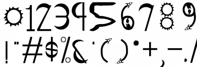 Rockets Font OTHER CHARS