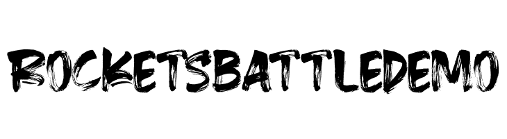RocketsBattleDemo  Free Fonts Download