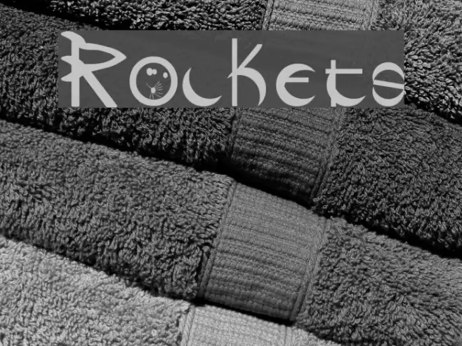 Rockets Font examples