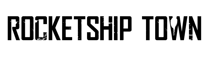 Rocketship Town Font