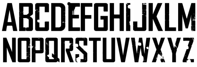Rocketship Town Schriftart Groß