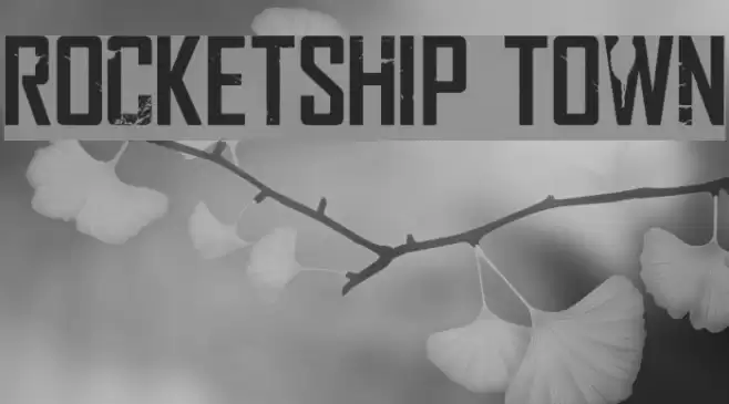 Rocketship Town Font examples