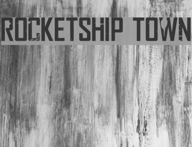 Rocketship Town Font examples