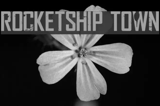 Rocketship Town Font examples