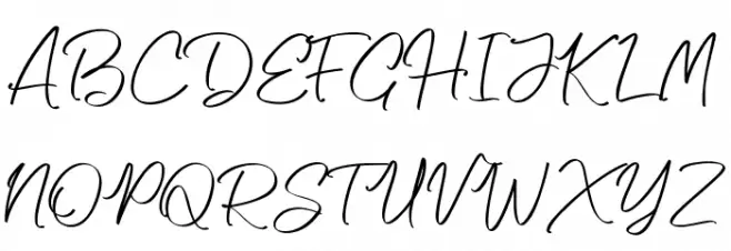 Rocketto Regular Font Litere mari